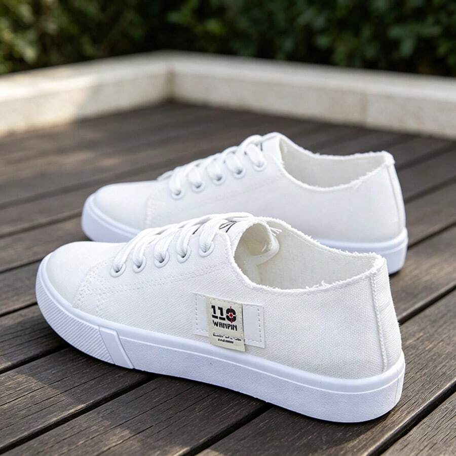 2026 S/S Women's Outdoor Canvas Sneakers, Frayed Edge Low-Top Lace-Up Walking Shoes With Breathable Fabric Upper, Non-Slip Comfort Sole For Campus, Commute, Travel, Camping, Trail Walks, Shopping, Mother's Day Gift And Daily Summer Wear US Streetwear