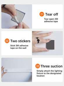 1pc 10/20/30/50cm USB Rechargeable Sensor Light Strip, Smart LED Motion Sensor Light Bar, Dimmable, Warm White & White Light, Magnetic Sticker Included - Multicolor - View 9