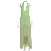 Women Long Dresses - 綠色 - 查看 12