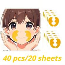 40pcs Face Lifting Patches, Specially Designed For Temporary Facial Lifting & Smoothing Skin Appearance, Comfortable Skin-Friendly Stickers For A Youthful Look, Ideal For Daily Use & Commercial Salon & Spa Use, Perfect Gift - Ginger - View 6