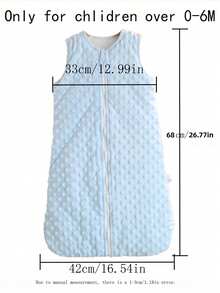 AIBOYING 0-6 Months Newborn Sleeping Bag, Quilted Velvet Sleeveless Swaddle Blanket With Anti-Kick Design - Multicolor - View 2