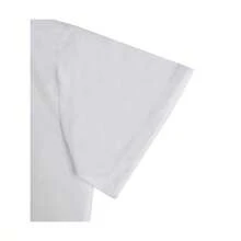 Camiseta con hombros caídos con Estampado de expresión - [Blanco] - Ver 4