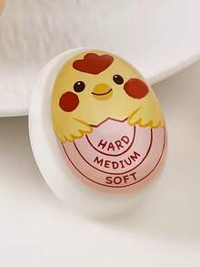 1pc Kitchen Egg Timer, Color Changing To Indicate Egg Doneness. When Egg Is Fully Cooked, The Timer Changes Color, Ideal For Soft Or Hard Boiled Eggs - Multicolor - View 7