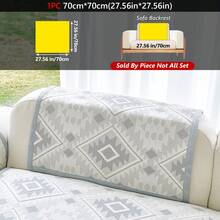 1 chiếc vỏ gối sofa kiểu Bohemian mới, chất liệu lụa mát lạnh, chống bám lông thú cưng, chống trượt, có thể giặt máy, dùng được cả 4 mùa. - Nhiều kiểu dáng - Xem 15
