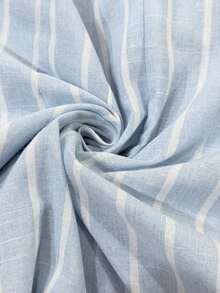 Auralis Vestido blanco para mujer de talla grande, vestido de manga media, atuendos de vacaciones para mujer, vestidos casuales para mujer, vestidos modestos para mujer, mini faldas, vestido para salir, vestido lindo/vestido de talla grande de cuello redondo y escote en V con manga abullonada/falda de línea A/ropa de oficina elegante/estilo seductor/ropa de alta gama para banquetes de talla grande, vestidos casuales de talla grande, vestidos de talla grande, ropa de talla grande para mujer, vestido de picnic de talla grande, vestido casual de talla grande para mujeres - Azul y blanco - Ver 8