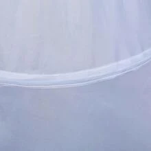 Enagua de 3 aros con ballenas de acero, estilo Lolita Carmen para vestido de novia, forro de vestido de novia, utilería para fotografía (ajustable) - Multicolor - Ver 8