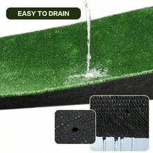 Artificial Grass Turf, Outdoor Garden Patio Landscape Carpet, Fake Grass Mat With Drainage Holes, Suitable For Pets Outdoor Play - Long - View 4
