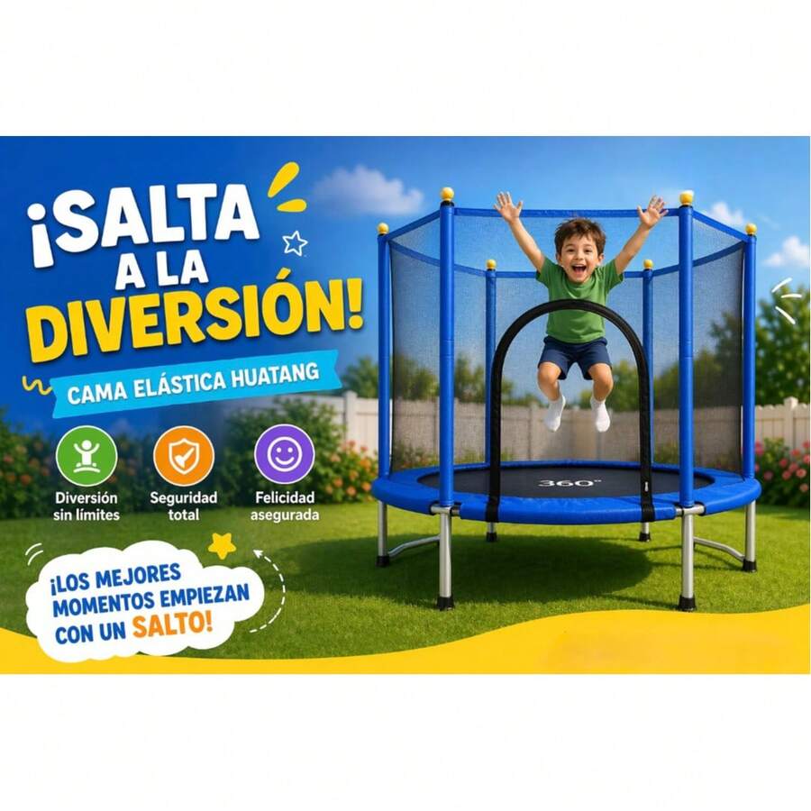 Kids Trampolines - Blue - View 1