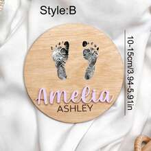 Custom Baby Arrival Announcement Sign, Baby Name With Birth Stats, Baby Name Reveal, Personalized Baby Announcement Sign, Sign For Hospital - C - Birth Tag - View 8