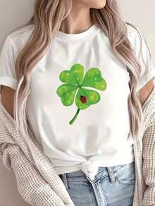 Dam-T-shirts - Vitt - Visa 7