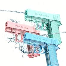 1Pack Cool Small Manual Water Guns - Super Squirt Water Pistol Toys For Kids&Aldult, Summer Outdoor Beach Pool Play, No Battery Needed, Aldult Boys Girls Gifts, Summer Gift - 粉色 - 查看 1