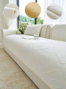 1 chiếc vỏ gối sofa kiểu Bohemian mới, chất liệu lụa mát lạnh, chống bám lông thú cưng, chống trượt, có thể giặt máy, dùng được cả 4 mùa. - Nhiều kiểu dáng - Xem 3