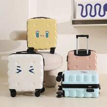 Carry-Ons - Bánh xe màu vàng êm ái + cần kéo dày hơn - Xem 6