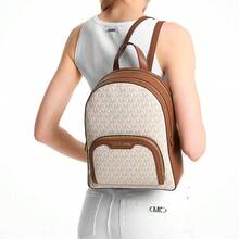 Ba lô nữ Michael Kors Jaycee Series Classic Presbyopic 35S2G8TB2B màu Vanilla - Vanilla Print/Acorn Brown 35S2G8TB2B VANILLA - Xem 2