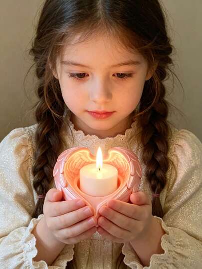 Chân nến hình cánh thiên thần với đôi cánh dang rộng, phong cách Bohemian, là vật trang trí độc đáo, cá tính, phù hợp với nến sáp trà hoặc nến giả, là lựa chọn lý tưởng để trang trí nhà cửa và bàn ăn. Món quà tuyệt vời nhất cho Lễ Tạ ơn và Giáng sinh.