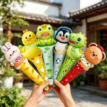7 Handheld Balloons, Patterns Include Penguin, Bear, Yellow Duck, Dinosaur, Frog And Rabbit, Suitable For Birthday Party, Anniversary, Wedding And Engagement, Gender Reveal, Special Events, Baptism And Easter And Halloween - Handheld Balloon Set - View 8