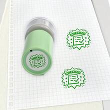 检查章 - 已检查、已复核、已修改、已审核章 - 有助于作业和评估的评分 - 鼓励和奖励办公用品印章 - qc25 - 查看 9