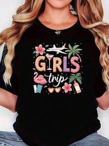 Women T-Shirts - Black - View 6