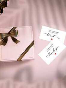 20pcs Thank You Cards, Small Cards To Express Deep Gratitude, Meaningful, Lightweight And Simple, Suitable For Theme Party Decorations, Party Favors And Gift Tags. They Are An Ideal Choice To Express Thanks To Friends. - One Size Fits All - View 4