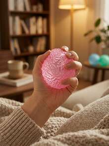 4cm Transparent Malt Ball Slow Rebound Toy, Super Soft Pressure Relief Squeeze Toy, Colorful Sensory Stress Relief Toy, Anxiety Relief Hand Therapy Relaxation Toy, Suitable For Teenagers, Adults, Office Desk Daily Leisure Stress Relief Toy - Multicolor - View 10