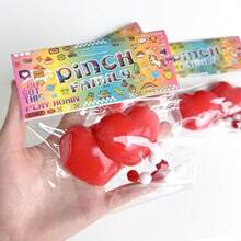 1 món đồ chơi giảm căng thẳng hình trái tim đôi mềm mại, thiết kế bóp đàn hồi chậm giúp giảm mệt mỏi và cải thiện tâm trạng hàng ngày. - Nhiều màu - Xem 3