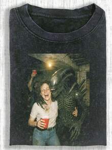 Women T-Shirts - Black - View 1