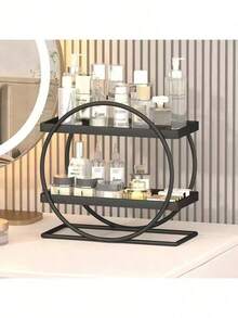 Ins Style Bedroom Cosmetic Storage Rack, Multi-Layer Perfume And Skincare Storage Box, Dormitory Desktop Organizer Display Shelf - View 11