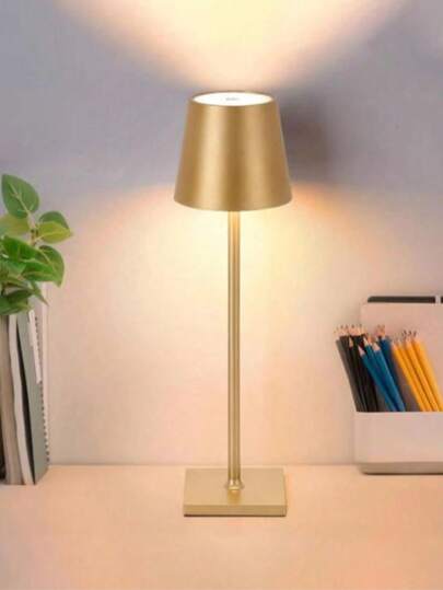 Rechargeable LED Desk Lamp With Creative Design, Decorative Lighting, 3 Color Temperatures Touch Dimming, Suitable For Bar, Living Room, Dining Table, Study Desk Reading And Outdoor Camping