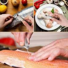 Multi-Function Stainless Steel Garlic Peeler. It Allows You To Quickly And Easily Remove Garlic Skins In The Kitchen. Designed With Tweezers, It Can Also Be Used To Remove Hair. This Is A Very Practical Kitchen Item. - Multicolor - View 11