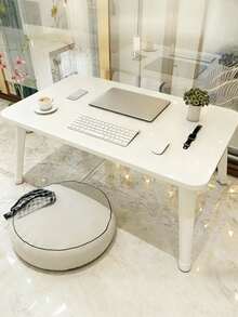 3pcs Adjustable Folding Desk, With An Desktop + Stable Bracket, Lightweight And Space-Saving, Extremely Convenient For Working, Studying, And Watching Dramas In Bed. Suitable For Student Dormitories, Rooms, And Office Furniture. - Random Color - View 6