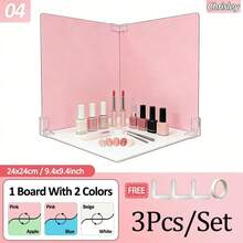 3pcs Photo Backdrop Board 24x24cm Waterproof Solid Color Photography Background Boards Still Life Food Jewelry Cosmetics Manicure Photo Props - View 12