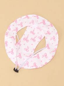 Pink Small Butterfly Polyester Sun Hat, Ear-Exposed Design, Sun Protection Function. Dog Hat, Pet Essential Item. Suitable For Small Dogs To Wear Outdoors All Year Round. - Multicolor - View 6
