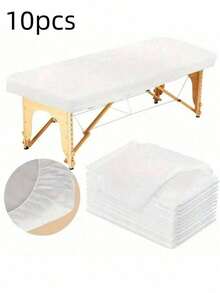 Tấm lót giường massage dùng một lần chống dầu và nước (1 cái/10 cái/20 cái/30 cái), thích hợp cho các salon làm đẹp và chăm sóc da, lớp phủ bảo vệ màu trắng bền chắc, thiết kế dùng một lần hợp vệ sinh. - Nhiều màu - Xem 10