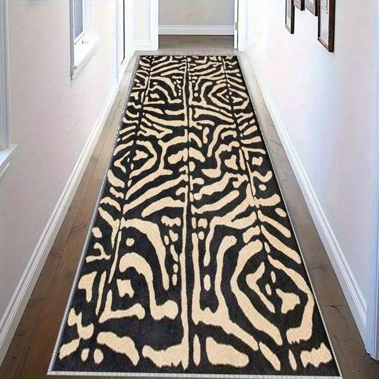Symmetrical Tiger Patterned Room Decoration Floor Mat - Anti Slip