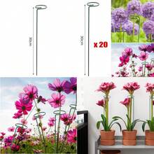 NEW 20Pcs Metal Plant Bow Stand Stake Strong Round Garden For Flower Support Y UK - VJP0017 - View 11