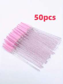 Bộ 50 cọ chuốt mascara dùng một lần, thích hợp cho nối mi/lông mày, cũng có thể dùng làm cọ kẻ mày, cọ tán phấn mắt, cọ xoắn ốc, v.v. - Nhiều màu - Xem 11