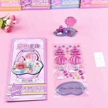 Set de 4 pegatinas 3D en relieve - Ideal para scrapbooking, decoraciones DIY y pequeños regalos - Multicolor - Ver 6