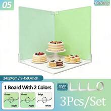 3pcs Photo Backdrop Board 24x24cm Waterproof Solid Color Photography Background Boards Still Life Food Jewelry Cosmetics Manicure Photo Props - View 15