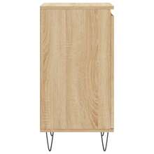 Aparador madera de ingeniería roble Sonoma 40x35x70 cm - Gris - Ver 6