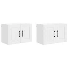 vidaXL Panneau de lave-vaisselle 2 pcs Blanc 60 x 31 x 40 cm - Multicolore - Voir 2
