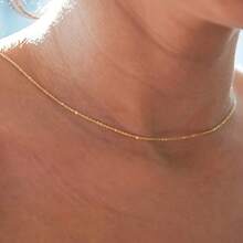 Elegant Imitation Pearl Water Drop Pendant Body Chain - UV-Coated Alloy, Suitable For Daily Wear And Parties - 金色 - 查看 6