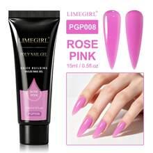 Gel nối móng Limegirl 15ml, 17 màu sắc để lựa chọn, gel nối móng màu dạng thạch, làm dày móng acrylic nhanh chóng, gel làm dày móng, nghệ thuật làm móng. - Nhiều màu - Xem 22