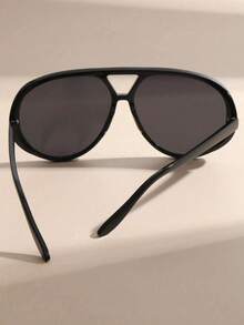 Women's Simple Double-Beam Large Frame Fashion Glasses, Fashionable Outdoor Street Style Eyewear - Multicolor - View 4