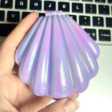 1 Shell Airbag Comb Massage Scalp Portable Shell Comb Girl Comb Student Comb Foldable Comb - Multi-Color Foldable Comb, Portable Built-In Mirror - Multicolor - View 10