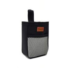 Bolsa para Petiscos de Cachorro, Bolsa de Cintura Portátil para Adestramento de Cachorro, Bolsa de Tecido Oxford para Petiscos de Filhote com Bolso de Tela para Caminhada e Adestramento - Preto - Visão 8