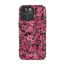 1 chiếc ốp lưng điện thoại cứng 2 trong 1 họa tiết hoa thời trang, bóng bẩy, tương thích với Samsung 11/12/13/14/15/16/17 Pro Max, họa tiết hoa mùa xuân lãng mạn, quà tặng ốp lưng điện thoại cho cặp đôi. - Họa tiết hoa đen - Xem 4