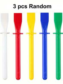 6/12 piezas Herramientas aplicadoras de pegamento de colores - Herramientas de precisión para manualidades de cuero - Duraderas y fáciles de limpiar - Espátula para pegamento de arte - Proyectos creativos hechos a mano de multicolor - Multicolor - Ver 13