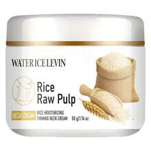 Rice Essence Moisturizing And Firming Neck Cream. Reduces Double Chin, Day And Night Firming Cream, Lifts And Tightens, Bids Farewell To Dull And Loose Skin, Creates Smooth And Radiant Skin. Neck Cream, Face Cream, Tightens And Lifts Neck Skin, Moisturizes And Brightens, Improves Skin Texture - Cream - View 11