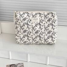 3 pièces Ensemble de sacs cosmétiques matelassés, comprenant un ruban, un organisateur de voyage floral, un décor de chambre, un sac, un sac à maquillage, une coiffeuse, un sac de voyage, un sac cosmétique, des accessoires de voyage, une boîte de rangement, un meuble, des accessoires de voyage, un sac cosmétique, un sac de toilette, un organisateur de bureau, un sac cosmétique, des accessoires de voyage, un sac, des accessoires de voyage, des accessoires de coiffeuse, un petit sac à maquillage - Noir et Blanc - Voir 4