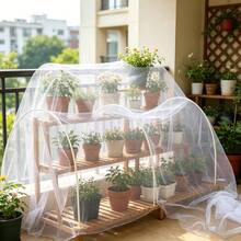 Lưới làm vườn siêu mịn - 1 tấm, ngăn sâu bệnh và chim chóc, bảo vệ chống muỗi cho rau, trái cây, hoa trên sân hiên và luống cây trồng trên cao. - A - Xem 5